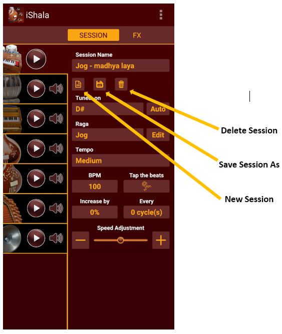 Swar Classical Indian classical music software